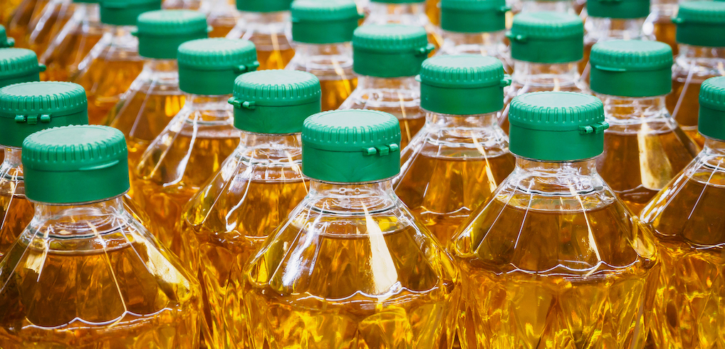 Bottles of oil for 