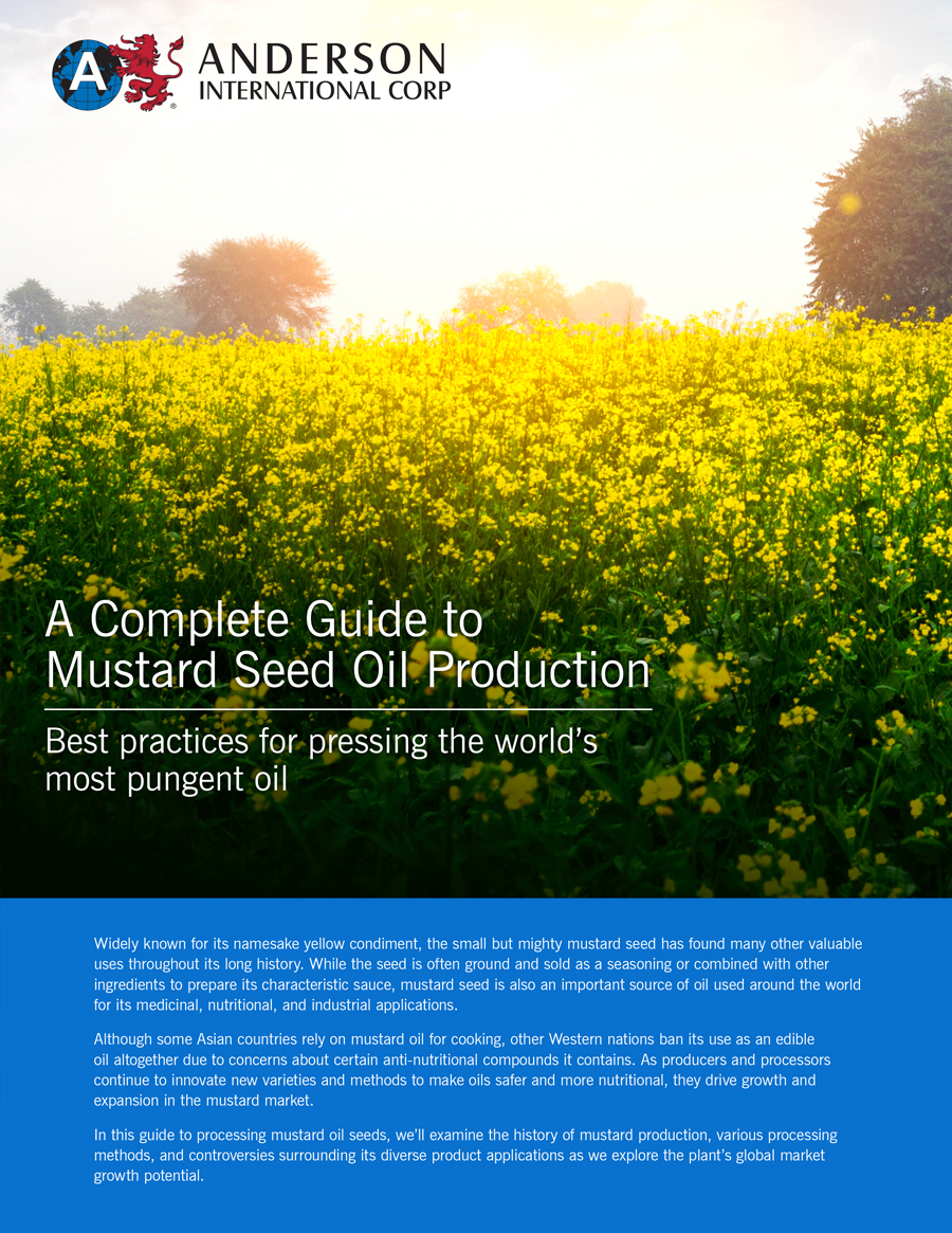 A Complete Guide to Mustard Seed Oil Production Anderson